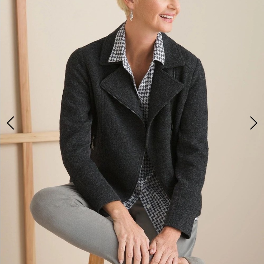 Chicos Wool Coat - image 2